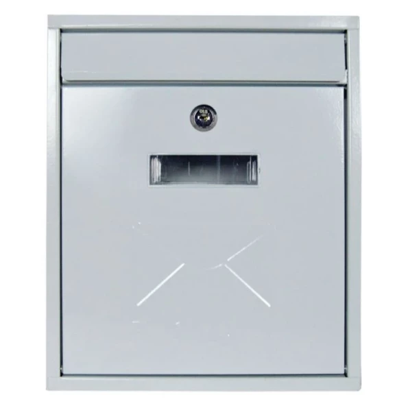 Jolie Contemporary White Gloss Postbox – LetterBoxes.ie